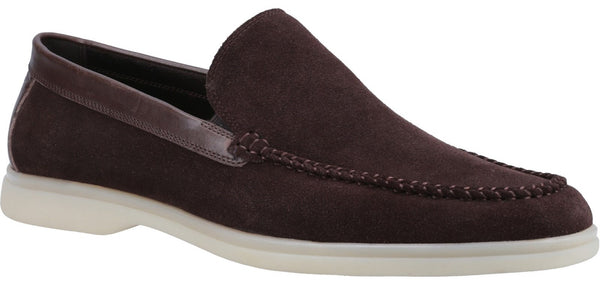 Hush Puppies Leon Mens Leather Slip On Shoe