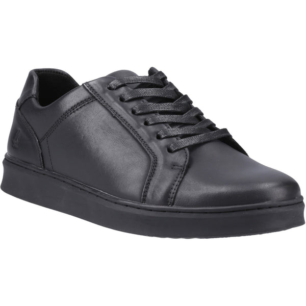 Hush Puppies Madden Mens Leather Lace Up Casual Trainer