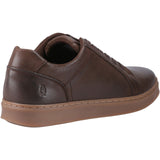 Hush Puppies Madden Mens Leather Lace Up Casual Trainer