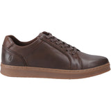 Hush Puppies Madden Mens Leather Lace Up Casual Trainer