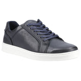 Hush Puppies Madden Mens Leather Lace Up Casual Trainer