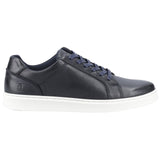 Hush Puppies Madden Mens Leather Lace Up Casual Trainer