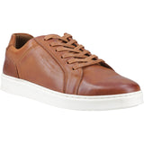 Hush Puppies Madden Mens Leather Lace Up Casual Trainer