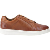 Hush Puppies Madden Mens Leather Lace Up Casual Trainer