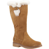 Hush Puppies Millie Mid Womens Warm Lined Suede Boot