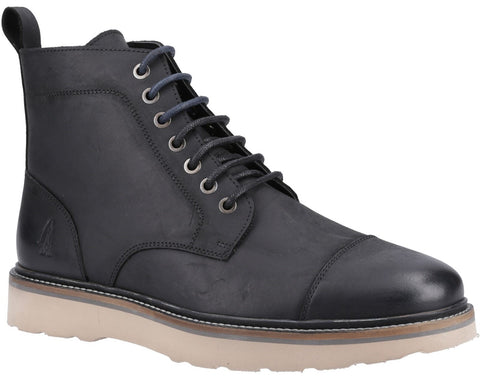 Hush Puppies Milo Mens Leather Lace Up Ankle Boot