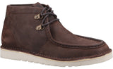 Hush Puppies Oswald Mens Leather Lace Up Chukka Boot