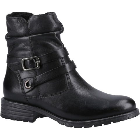 Hush Puppies Piper Womens Leather Ankle Boot