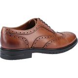 Hush Puppies Santiago Mens Leather Brogue Detail Oxford Shoe