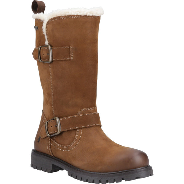 Hush Puppies Winnie Womens Leather Waterproof Boot