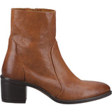 Hush Puppies Winona Western Womens Leather Ankle Boot