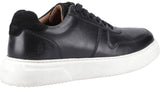 Hush Puppies Wyatt Mens Leather Lace Up Trainer