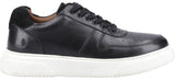 Hush Puppies Wyatt Mens Leather Lace Up Trainer