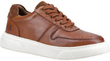 Hush Puppies Wyatt Mens Leather Lace Up Trainer