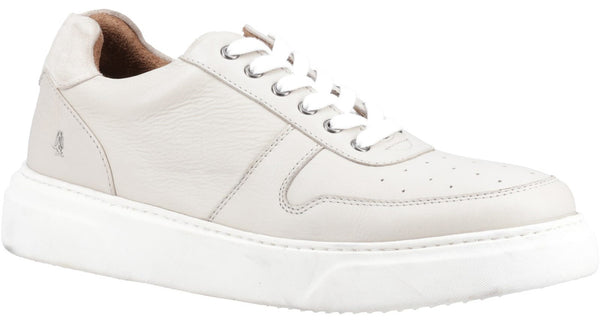 Hush Puppies Wyatt Mens Leather Lace Up Trainer