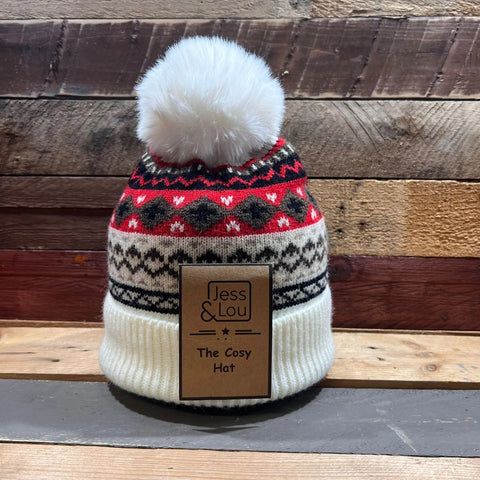 Jess & Lou Nordic Bobble Hat