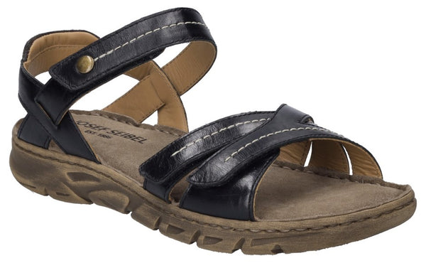 Josef Seibel Brenda 06 Womens Leather Touch Fastening Sandal