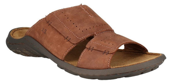 Josef Seibel Logan 21 Mens Leather Mule Sandal