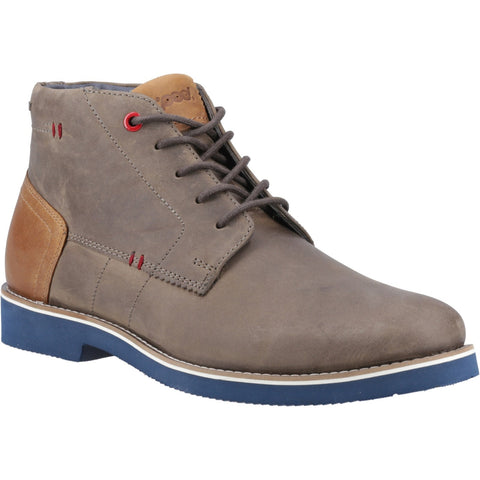 POD Aries Mens Leather Lace Up Chukka Boot