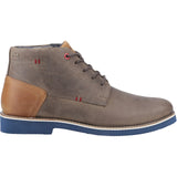 POD Aries Mens Leather Lace Up Chukka Boot