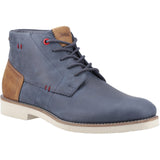 POD Aries Mens Leather Lace Up Chukka Boot