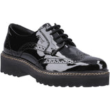 POD Kortney Womens Brogue Detail Lace Up Shoe