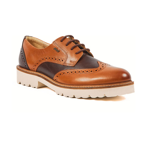 POD Kortney Womens Brogue Detail Lace up Shoe