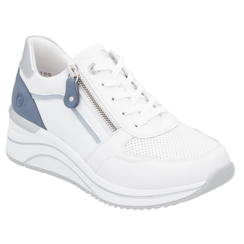 Remonte D0T10-81 Womens Extra Wide Fit Lace Up Trainer