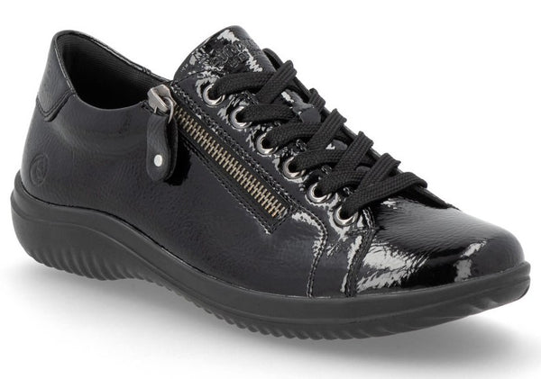 Remonte D1E03-01 Womens Leather Lace Up Casual Shoe