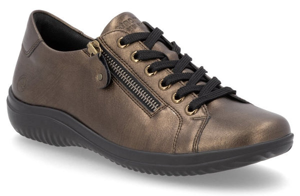 Remonte D1E03-25 Womens Leather Lace Up Casual Shoe