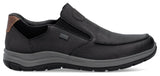 Rieker 03651-00 Mens Leather Slip On Shoe