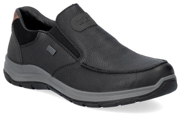 Rieker 03651-00 Mens Leather Slip On Shoe