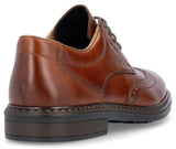 Rieker 17620-24 Mens Leather Lace Up Brogue Shoe