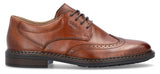 Rieker 17620-24 Mens Leather Lace Up Brogue Shoe