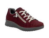 Rieker 59000-35 Womens Leather Lace Up Trainer