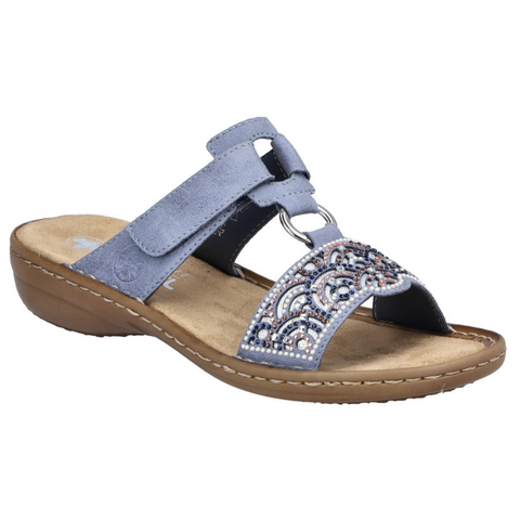 Rieker 608K2-12 Womens Touch Fastening Sandal