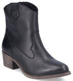 Rieker 73150-01 Womens Leather Ankle Boot