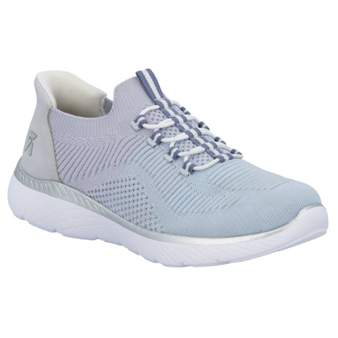 Rieker M5066-30 Womens Wide Fit Slip On Trainer