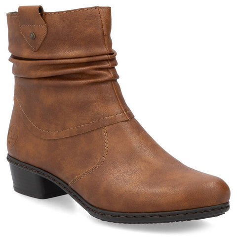 Rieker Y0771-24 Womens Heeled Ankle Boot