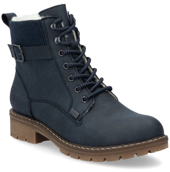 Rieker Y9102-14 Womens Lace Up Ankle Boot