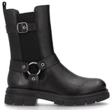 Rieker Z9177-00 Womens Leather Mid-Length Boot