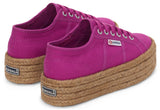 Superga 2790 Rope Womens Lace Up Platform Trainer