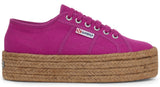 Superga 2790 Rope Womens Lace Up Platform Trainer