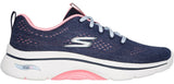 Skechers 125311 GO WALK Arch Fit 2.0 Vivid Sunset Womens Lace Up Trainer