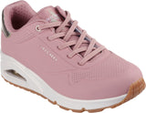 Skechers 155196 Uno Shimmer Away Womens Lace Up Trainer