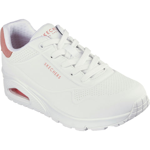 Skechers 177092 Uno Pop Back Womens Lace Up Trainer