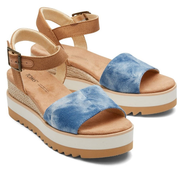 TOMS Diana Womens Wedge-Heeled Sandal