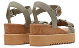 TOMS Diana Womens Wedge-Heeled Sandal