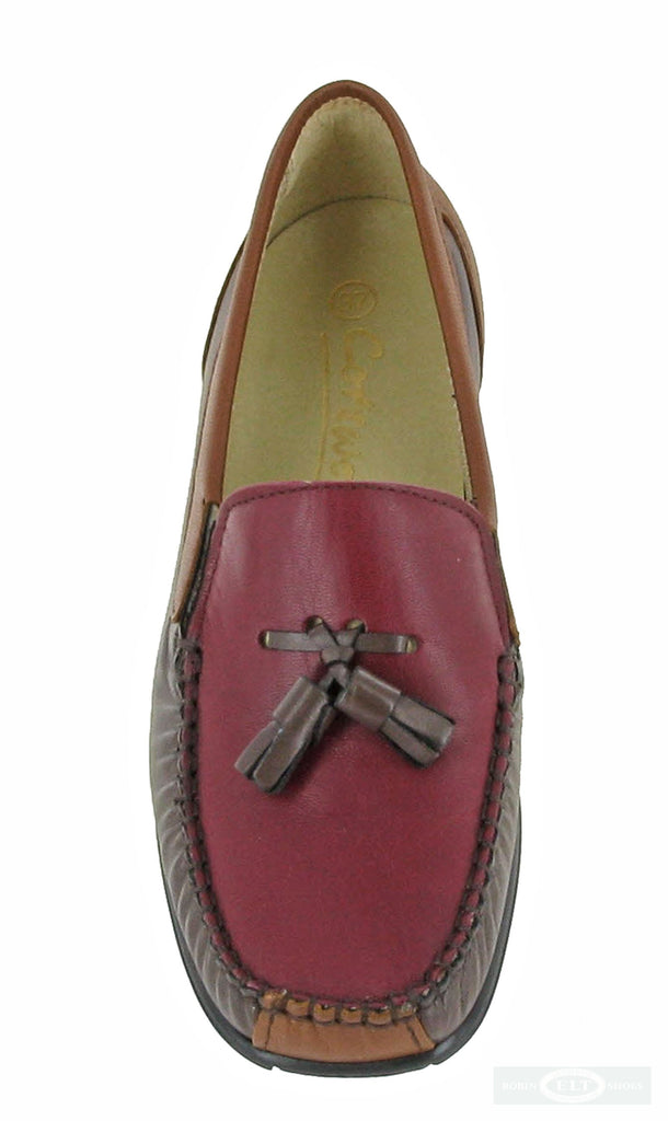 Cotswold Biddlestone Womens Extra Wide Fit Slip On Moccasin Robin Elt Shoes 4363