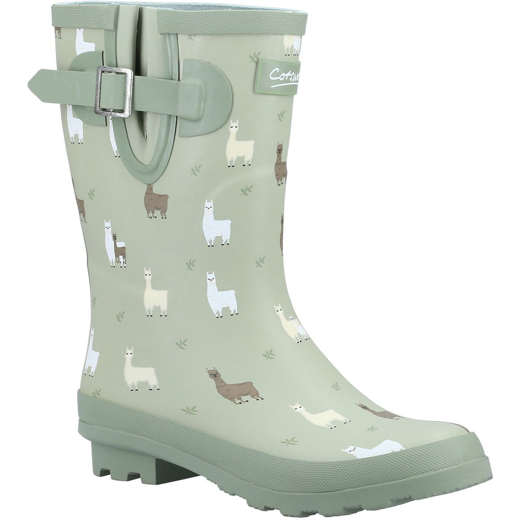 Womens printed rain sale boots